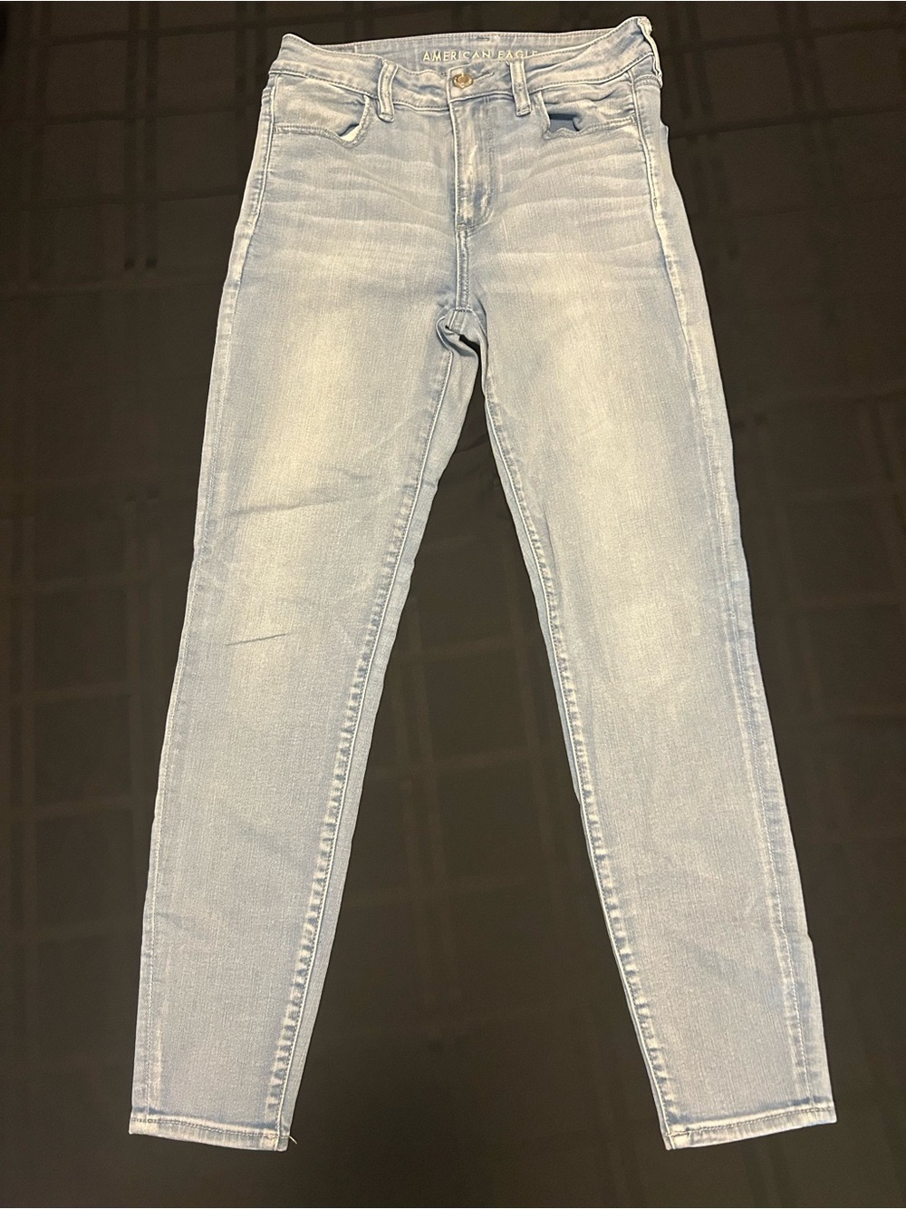 American Eagle Ne(X)t Level High-Waisted Jeggings Blue Jeans - Size 10 Regular